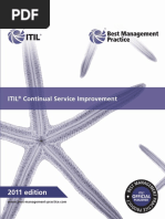 ITIL Continual Service Improvement PDF