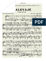 Malevaje - Partitura para Piano