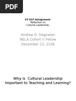 Cultural Leadership