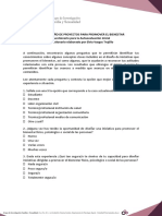 Curso Diseño de Proyectos para Promover El Bienestar Cuestionario para La Autoevaluación Inicial Cuestionario Elaborado Por Elvia Vargas Trujillo