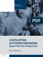 Legislating Authoritarianism: Egypt’s New Era of Repression