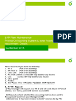 SAP PM Onboarding System Requirement Details Sep 2015