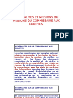 Les Missions Du Commissaire Aux Comptes