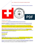 28-12-2014-La CIA Située Dans La Suisse Neutre, Seul Pays Sur Terre Sans Guerre Ni Attaque Terroriste