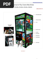 Claw Machine Operation Manual | PDF | Ac Power Plugs And Sockets ...