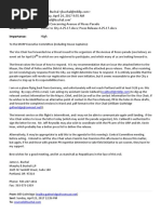 Threat against Multnomah County Republican Party during Avenue of Roses Parade