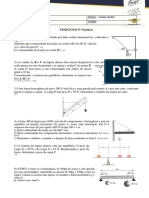 Exercícios de Estática com 10 questões e soluções