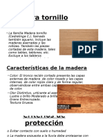 Madera tornillo: características y usos de esta madera dura