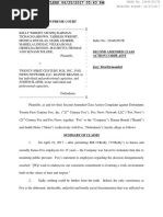 Filed Second Amended Complaint vs. Twenty-First Century Fox