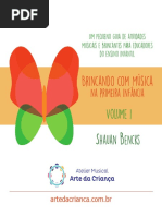 Guia de Atividades - Brincando Com Musica Vol 1 - Shauan Bencks