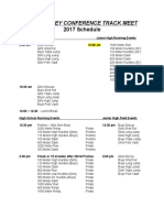2017 TVC Order of Events