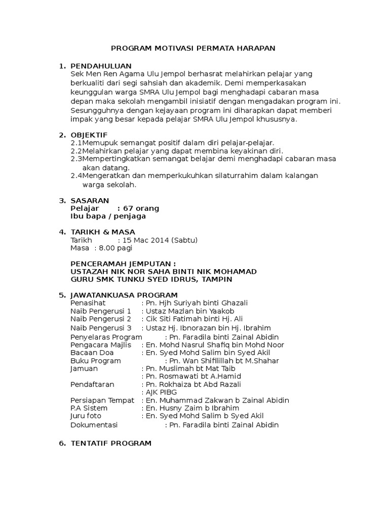 Program Permata Harapan | PDF