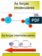 Forças Intermoleculares