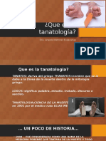 Que Es La Tanatología