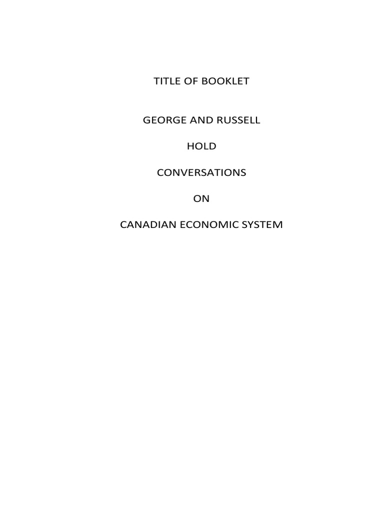 George and Russell PDF | PDF | Economics | Capitalism