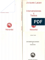 Intervenciones y Textos-Jacques Lacan PDF