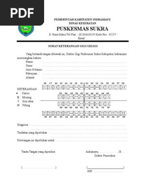 Surat Keterangan Sehat Gigi