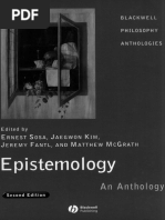 Ernest Sosa - Epistemology. An Antology. Blackwell Books PDF