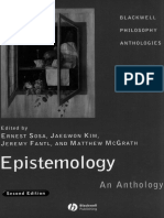 Ernest Sosa - Epistemology. An Antology. Blackwell Books PDF