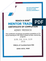 mentor certification