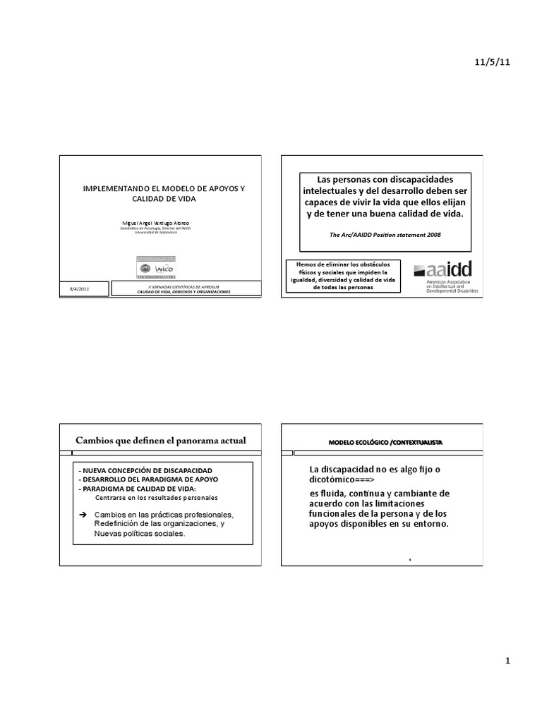 30-9-24-6.admin - Modelo de Apoyos Verdugo - Schalock | PDF | Invalidez ...