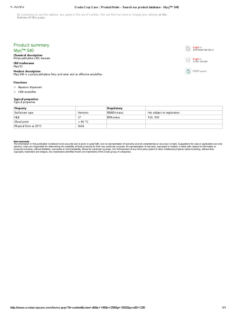 Croda Crop Care Product Finder Search Our Product Database Myrj