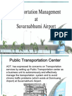 Transportation Management at Suvarnabhumi Airport