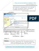 Encyclopedia Database - MLA