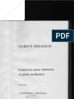 Milhaud-Concerto For Percussion and Orchestra