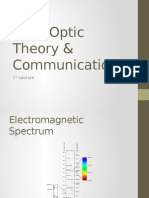 Fiber Optic Theory & Communications