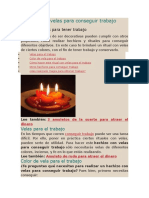 Hechizo Con Velas para Conseguir Trabajo