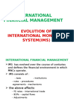 IFM - Evolution of IMS