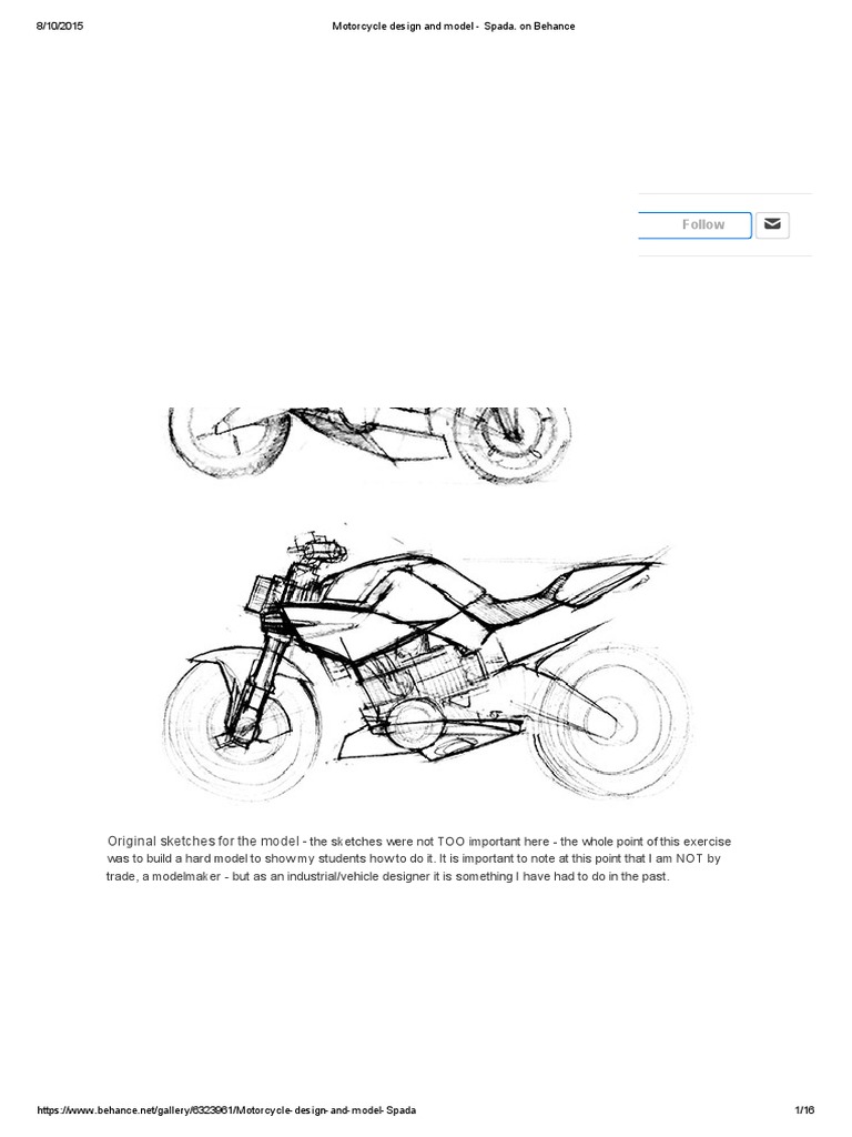 Motorcycle Design and Model - Spada | PDF | Home & Garden | Art
