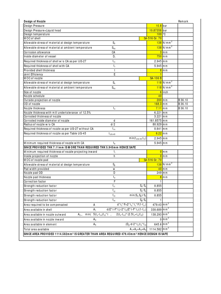 Nozzle Design Calculation Applied And Interdisciplinary Physics