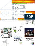 Brosur Jadwal Praktek Dokter New