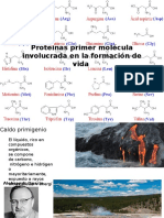 Hipotesis Proteina Como Primer Forma de Vida