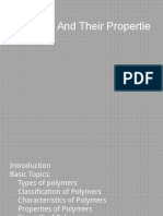 Polymers and Their Properties