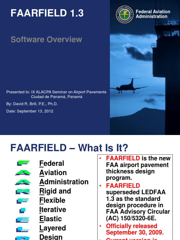 FAARFIELD 1.3 Airport Pavement Design | PDF | Microsoft Windows ...