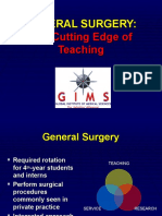 General Surgery: The Cutting Edge of Teaching