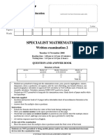 (Specialist) 2008 VCAA Exam 2 PDF