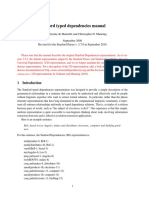 Stanford NPL Dependencies Representation Manual