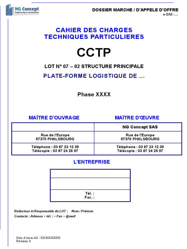 Que Contient Un Ccap _ Tout savoir sur CCAP / CCTP pour un marché ...