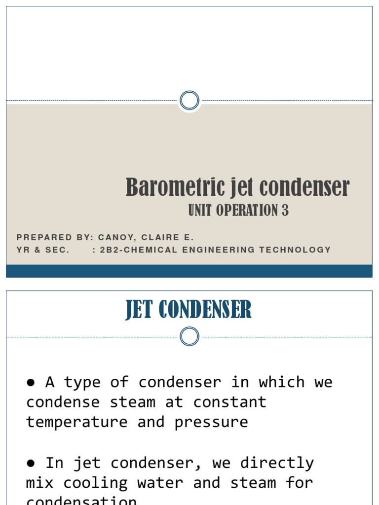 Jet Condenser Pdf : (PDF) Power Plant Lecture Notes – ZSOXN