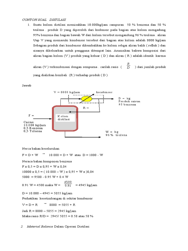 Contoh Soal Distilasi Docx