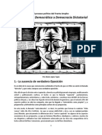 López Tapia, Alexis de La Revolución Democrática A La Democracia Dictatorial PDF