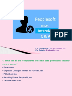 Peoplesoft HRMS Online Training
