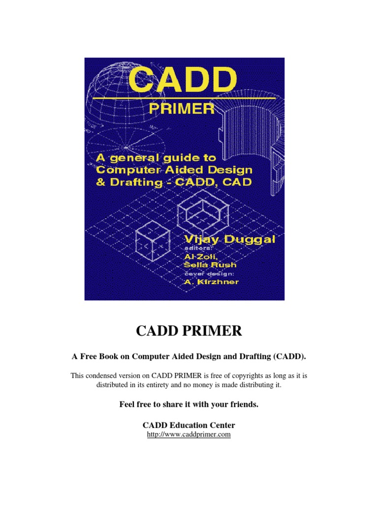 CAD Primer PDF | PDF | Computer Aided Design | Computer Program