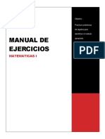 Manual de Problemas Matematicas I - 2017 - 1