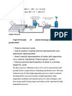 Fig3:Principle of Photo-Biological Hydrogen Production