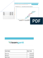 Excel Gantt Chart Template TeamGantt